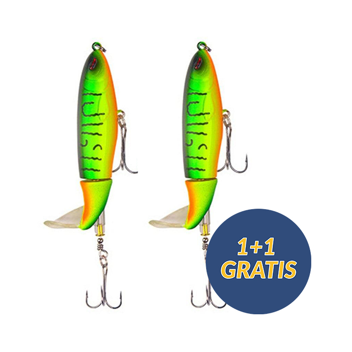 BaitFish, realistická umelá návnada s rotujúcim chvostom 1+1 ZDARMA