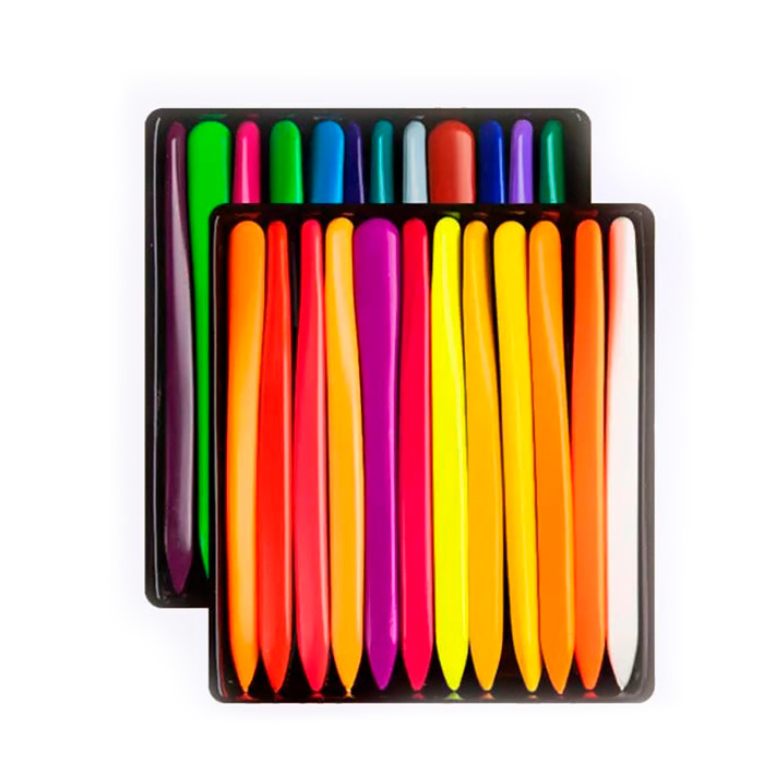Crayons, kompaktné voskové pastelky (24 kusov)