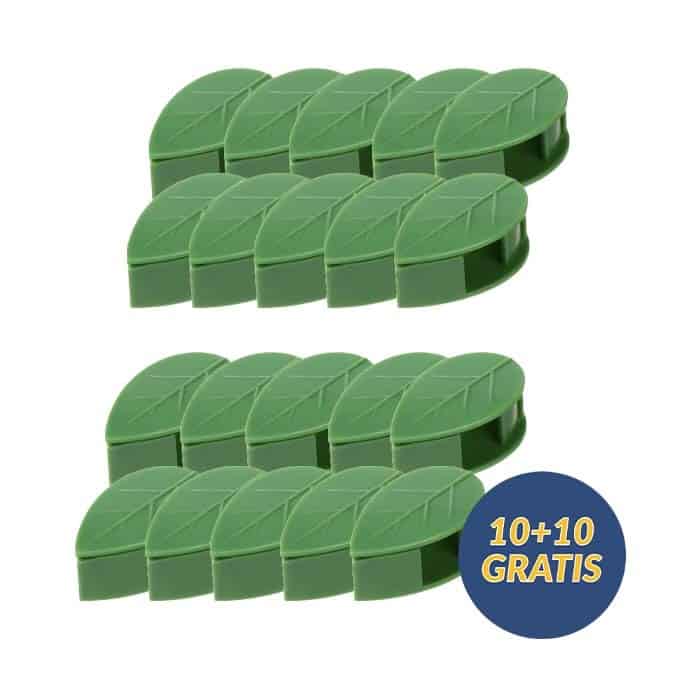 FixtureClips, 10 + 10 ZADARMO samolepiacich držiakov rastlín – žiadne vŕtanie!